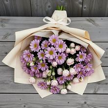 Букет цветов из:  Розы и Хризантемы #REPLACE_PRED# Судислово