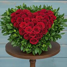 Цветочная композиция из Розы в виде сердца #REPLACE_PRED# Судислово