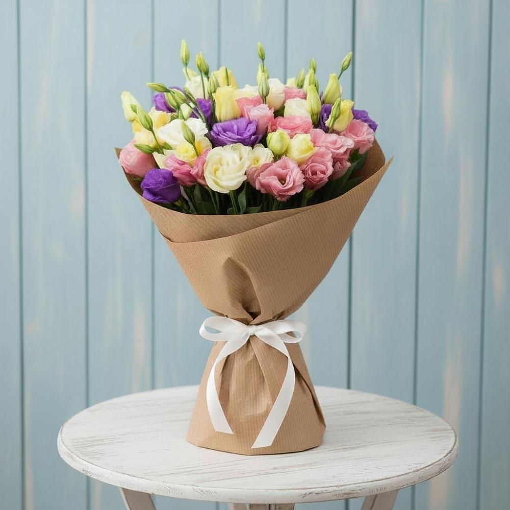 Букет цветов из: Лизиантусы в Судислово