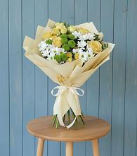 Букет цветов из:  Хризантемы и Розы #REPLACE_PRED# Судислово