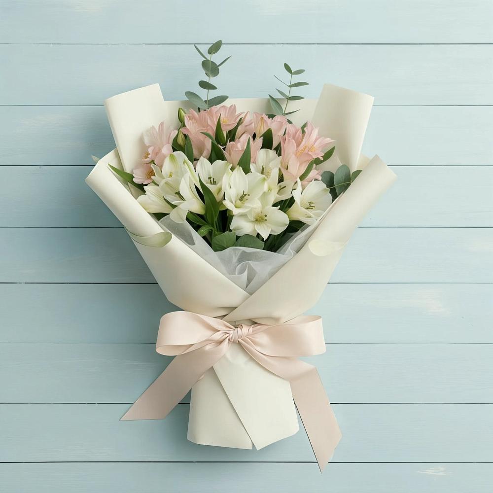 Букет цветов из: Альстромерии в Судислово