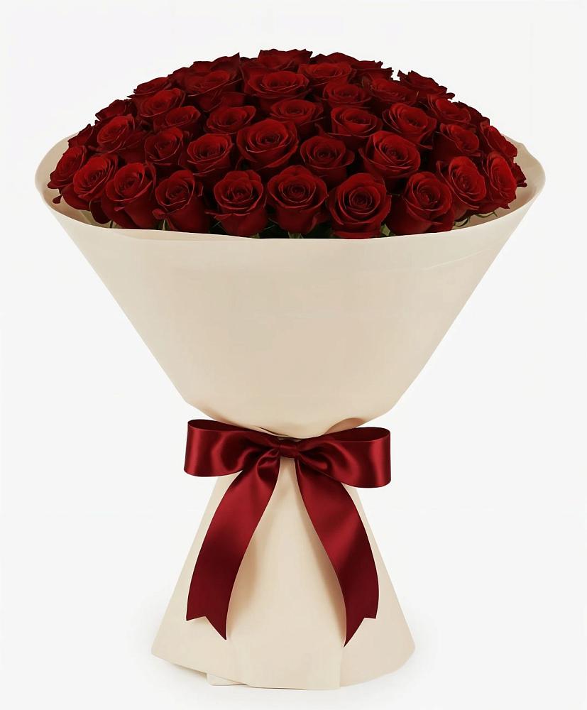 Букет 101 Бордовая роза Блэк Бакарра в Судислово