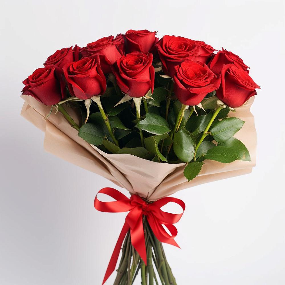 Букет 11 Красных роз Эдлесс Лав в Судислово