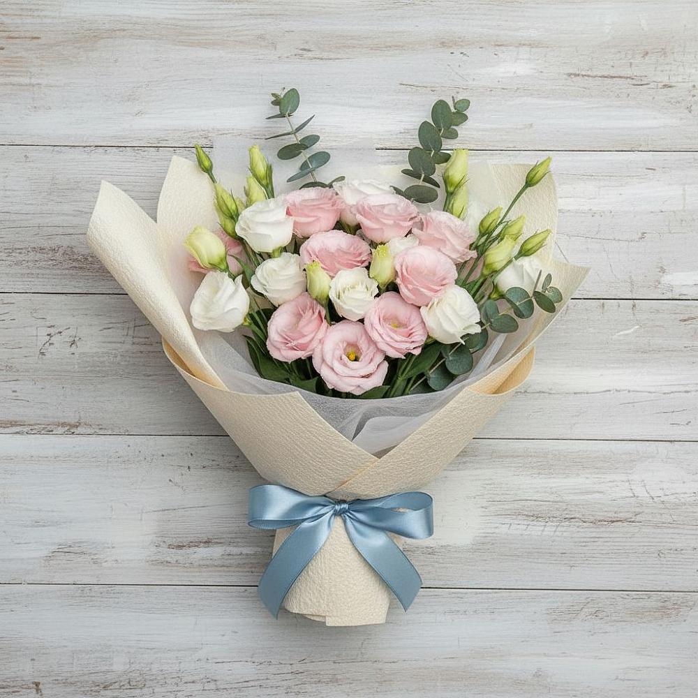 Букет цветов из: Лизиантусы в Судислово